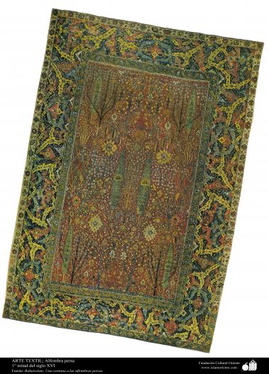 イスラム美術（工芸 -ペルシャ絨毯と カーペット織り - 16世紀前半）-125