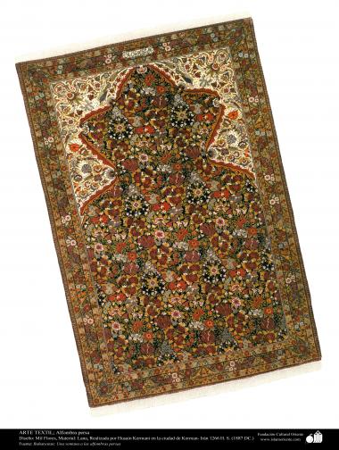 الفن الإسلامي - الحرف اليدوية - صناعة السجادة اليدوي الفارسی – کرمان، ایران فی السنة 1887 – 110