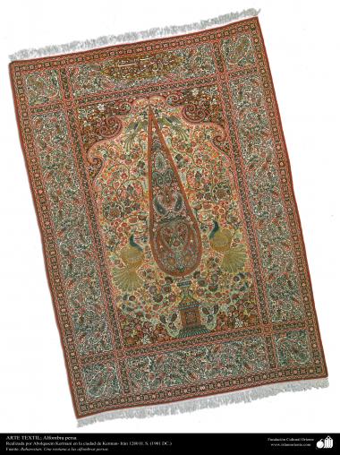persian carpet made in the city of Kerman - 1911