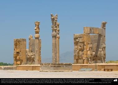 Arquitetura Pré-Islâmica - Persépolis, ou Pars ou Tart-e Jamshid « trono de Jamshid», nos arredores de Shiraz, Irã - 9