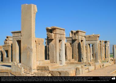 Arquitectura Preislámica - Vista parcial de Persépolis, o Pars o Tajt-e Yamshid «el trono de Yamshid», cerca de Shiraz - 23