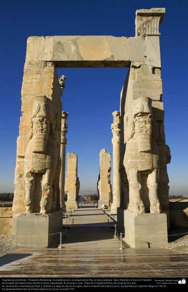Vorislamische Architektur - Persepolis, oder Pars Takht-e Yamshid «Yamschid's Thron», nahe Schiraz - 8 - Islamische Kunst