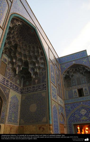 Arquitetura Islâmica - Moqarnas da Mesquita Sheik Lotf Allah (ou Lotfollah) - Isfahan Irã 