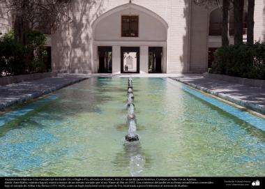 Arquitectura islámica- Una vista parcial del Jardín Fin o Bagh-e Fin-Kashan-Irán. Es un jardín persa histórico - 240