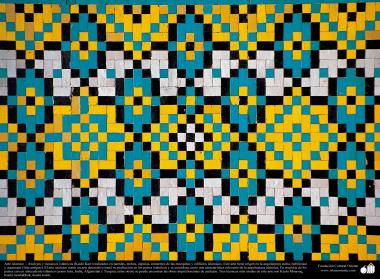 Arte Islâmica - Azulejos e mosaicos islâmicos (Kashi Kari) utilizados para decoração nas mesquitas e prédios islâmicos em todo o mundo - 2