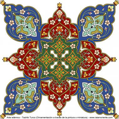 Islamic Art - Turkish Tazhib (Ornamentation through painting and miniature)