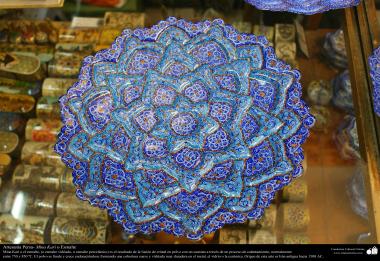 Artesanato Persa - Mina Kari o esmalte. Técnica de ornamentação de objetos criada no Irã no ano de 1500 a.C - 5