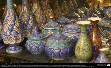 Persian handicraft - Mina kari or enamel -  42