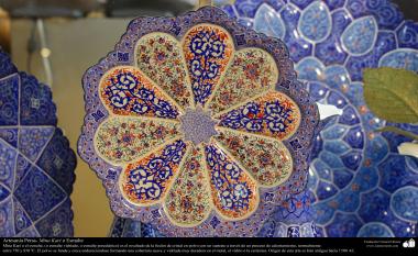 Artesanato Persa - Mina Kari o esmalte. Técnica de ornamentação de objetos criada no Irã no ano de 1500 a.C - 10
