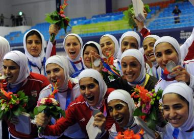 Atletas iraníes 