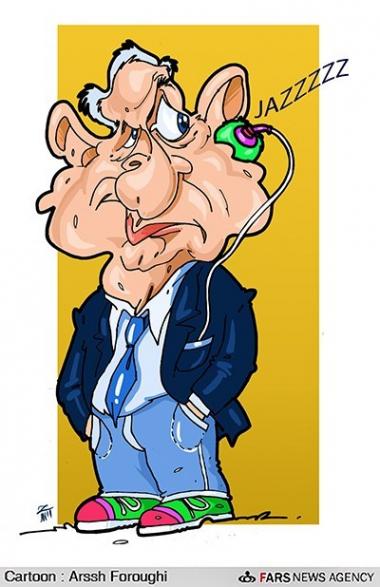 Caricatura - Critérios de Netanyahu sobre a liberdade iraniana