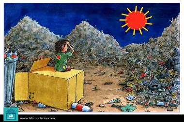 شمس للفقراء (كاريكاتير)