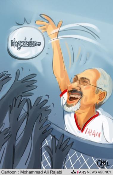 The agreement of the 20th century - Negotiations Iran - G5 + 1 (caricature)