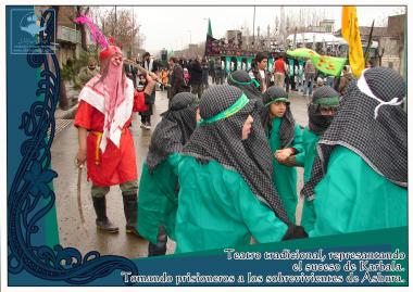 Traditional Theatrical performance during Ashura ceremonies