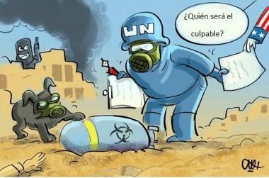 UN inspectors return to Syria - (caricature)