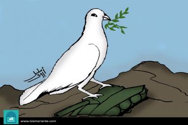 Colombe de la paix (caricature)