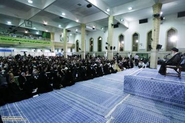 Les femmes musulmanes, une participation massive de femmes musulmanes au discours du guide spirituel de la revolution -43