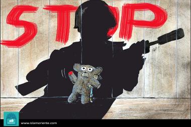  Дети и война (карикатура)