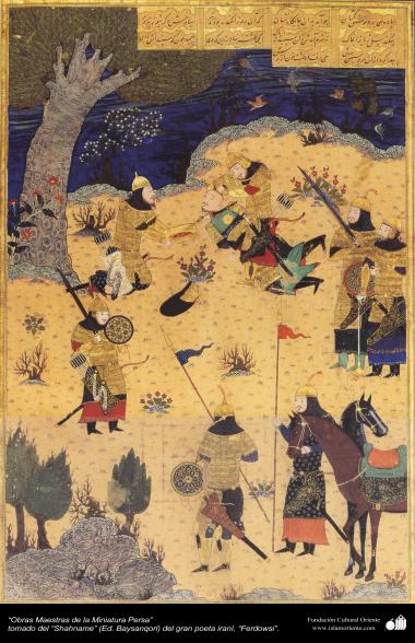 Obras - Primas da Miniatura Persa - Extraído do épico Persa Shahnameh de Ferdowsi (Ed. Baysanqiri) - 19