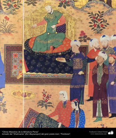 Obras-primas da miniatura persa  - extraído do épico Persa Shahname obra do grande poeta Ferdowsi (Ed. Baysanqiri) - 1