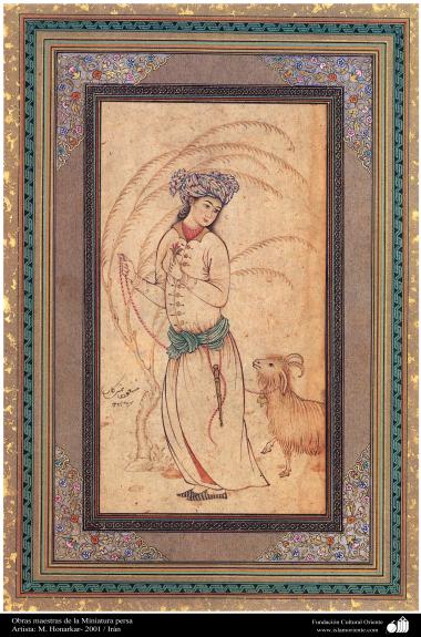 Meisterstücke der persischen Miniatur - Künstler: M. Honarkar- 2001 (9) - Islamische Kunst - Miniaturen von verschiedenen Künstlern