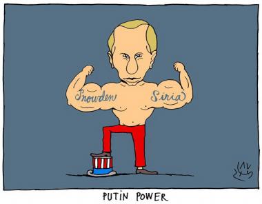 El poder de Rusia (calricatura)