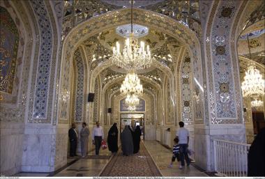 Architettura islamica-Ravaq di Darol-Hedayat -Vista del santuario di Imam Reza(P)-Mashhad in Iran-65