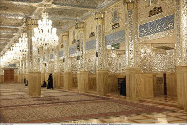 المعماریة الإسلامية - رواق دارالحجه - منظر من الضريح المقدس للإمام الرضا (ع) - قدس رضوي في المدينة المقدسة مشهد، إيران -  77