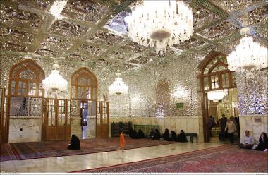المعماریة الإسلامية - رواق دارالعباده - منظر من الضريح المقدس للإمام الرضا (ع) - قدس رضوي في المدينة المقدسة مشهد، إيران - 88