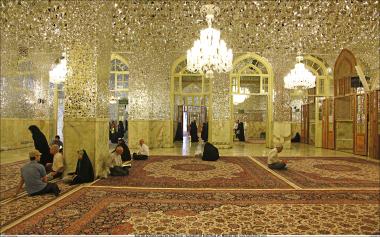 Outro lindo local a Sala Dar az-Zuhd (Casa do ascetismo) também no Santuário do Imam Rida (AS) - Mashad Irã