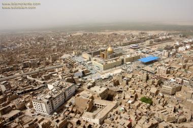 شہر نجف میں حضرت علی (ع) کے روضہ کا منظر، عراق - ۱۹
