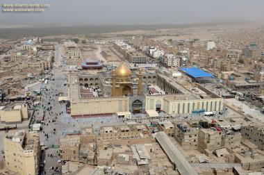 Holy City of Najaf in Irak