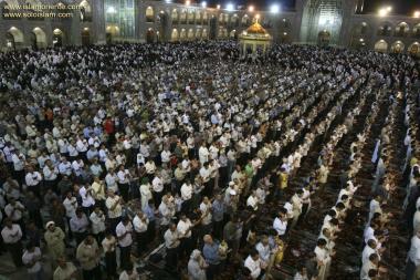 Santuário do Imam Reda (AS) em Mashad / Oração coletiva da noite - 34