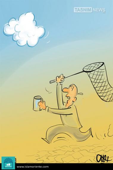 La sécheresse (caricature)