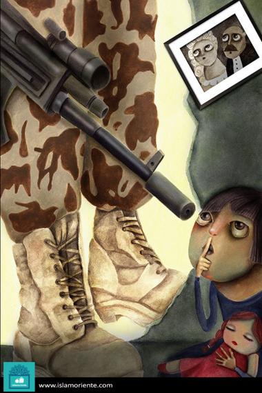 silence terroriste(caricature)