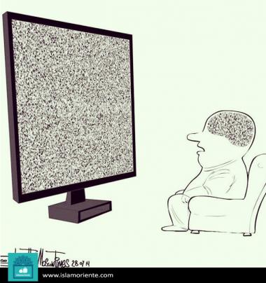 Промывание мозгов (карикатура)