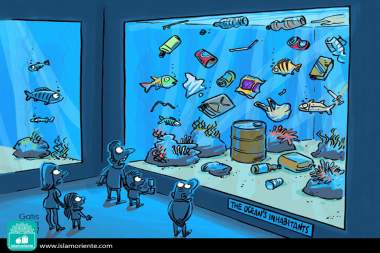 Acuario moderno... (Caricatura)