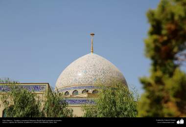Исламское искусство - Облицовка кафельной плиткой (Каши Кари) , использованная на стенах , потолке и куполе научно-культурного института Дар-алхадиса - Кум , Иран - 105