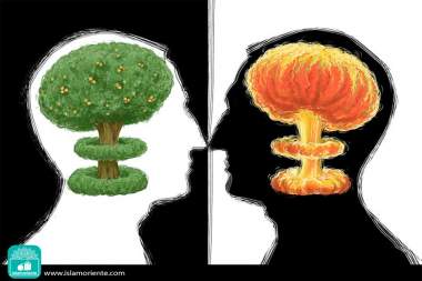 I cervelli atomici (Caricatura)
