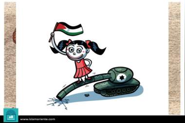 La fuerza palestina (Caricatura)