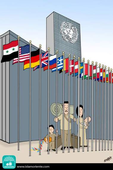 Freedom and Human Rights ... (Caricature)