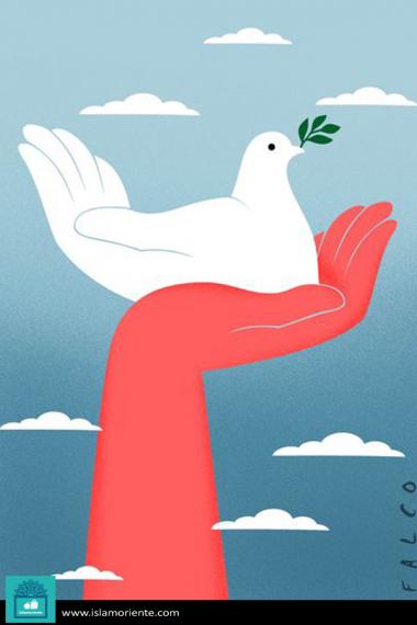 کارٹون - صلح کا پرندہ