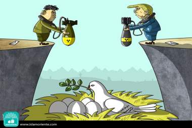 Caricatura - Matando a paz