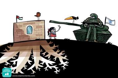 Resistenza palestinese (Caricatura)