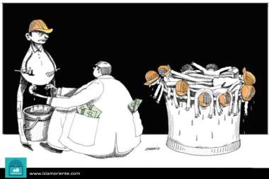 Le revenu et le capital (Caricature)